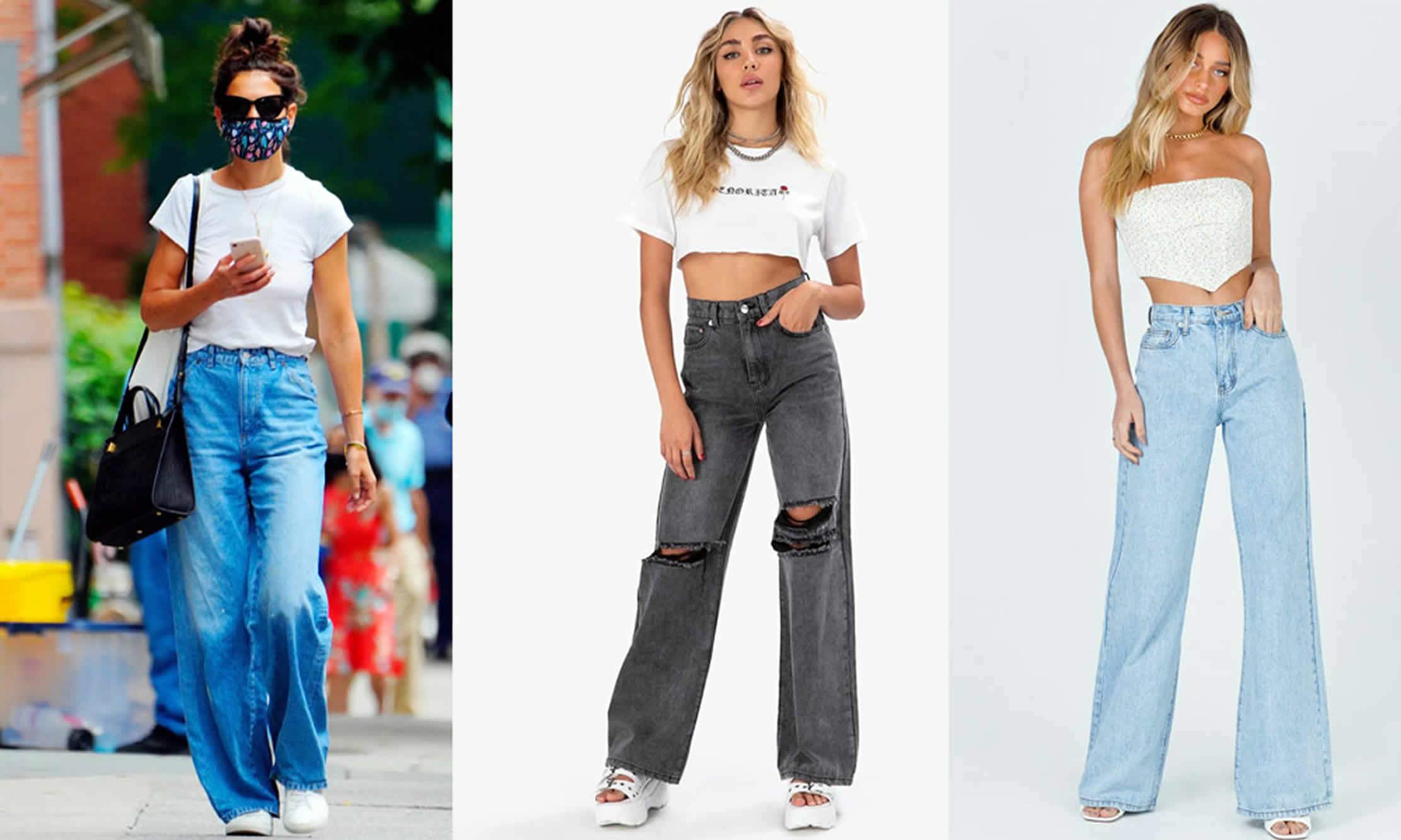 KIYARIPERU | JEANS WIDE LEGS