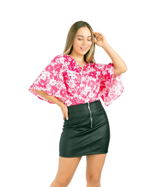 BLUSA SATIN M/C | KIYARI PERU