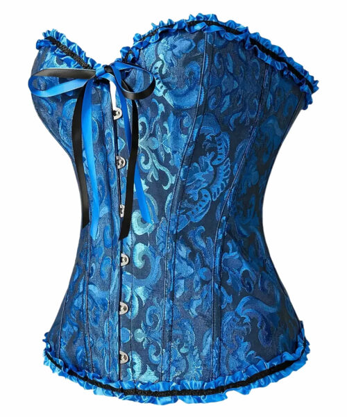 KIYARIPERU | CORSET VICTORIANO AZUL